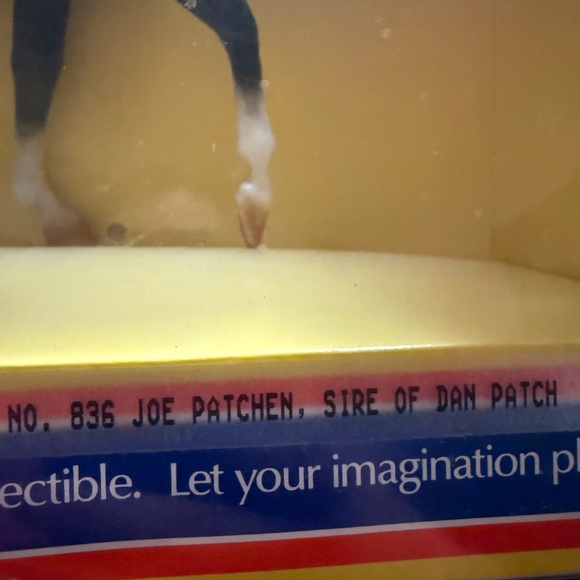 Breyer Joe Patchen Horse Figurine in Black and White - Picture 2 of 2